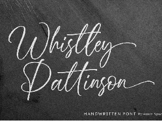 South Rattingson - Handwritten Font