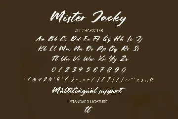 Mister Jacky-Handwritten Font