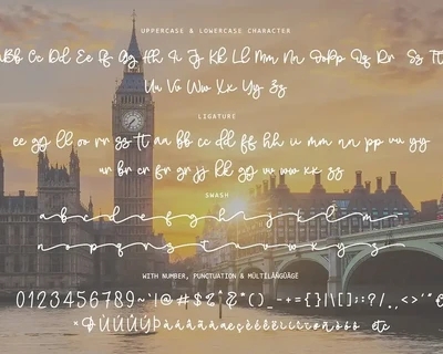 Melukis Senja font