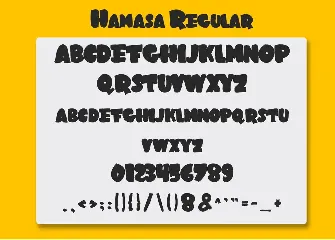 Hamasa Fun Display Font