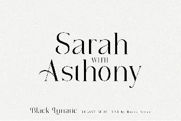 Black Lunatic | Elegant Serif Font