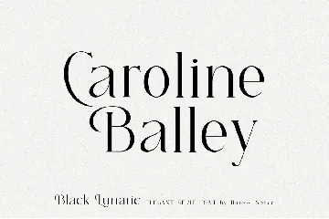 Black Lunatic | Elegant Serif Font