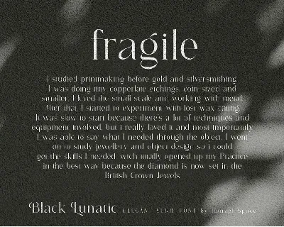 Black Lunatic | Elegant Serif Font