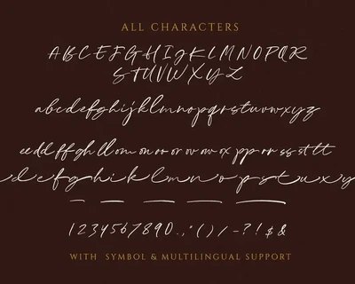 Sellina World font