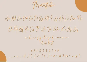 Maristella Signature Font
