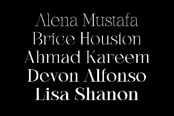 Averie Brenton - Serif Font Family