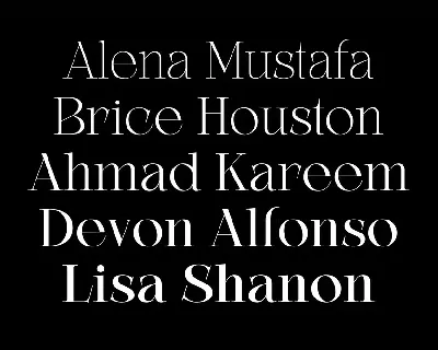 Averie Brenton - Serif Font Family