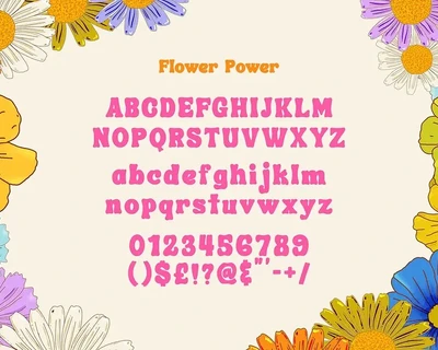 Flower Power Font