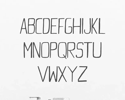 Daavi Handmade Sans Serif Font