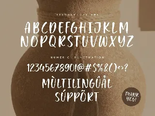 Peanut Crumble Handwriting Font