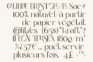 Colibre Bristole | Display Font