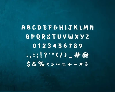 Chord - Handwritten Bold Font