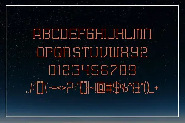 Brosmax - futuristic font