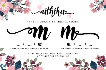 Athika font