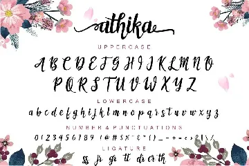 Athika font