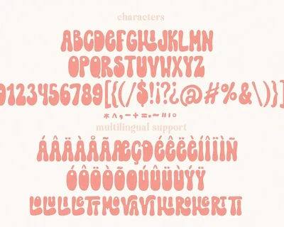Love Heart Groovy Font