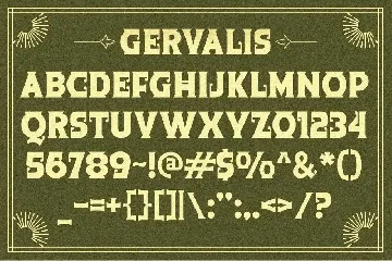 Gervalis font