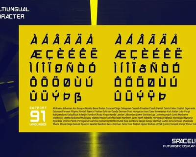 Spaceline font