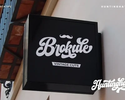 Huntinghat font