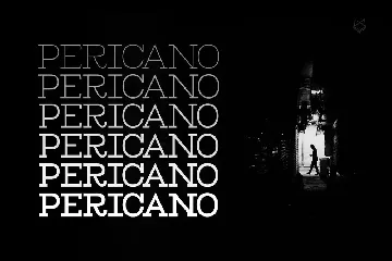 Pericano Display Typeface font