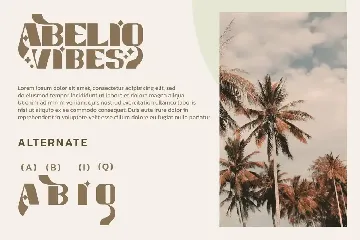 ABELIQ VIBES font