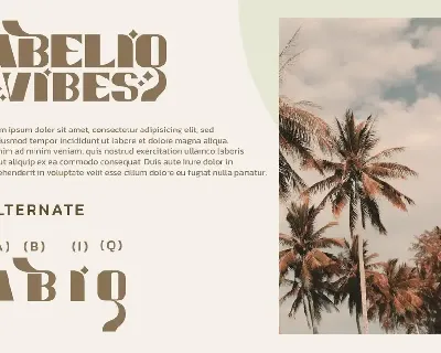 ABELIQ VIBES font