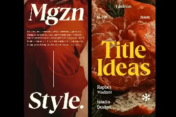 Raphen Madam - Modern Font