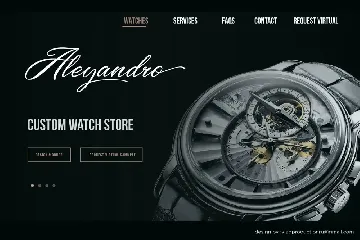 Bigtime - Signature Font