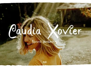 Caudia Xovier - Natural Handwritten font