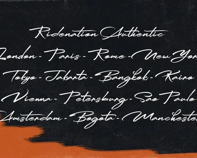 Ridenation - Handwritten Font