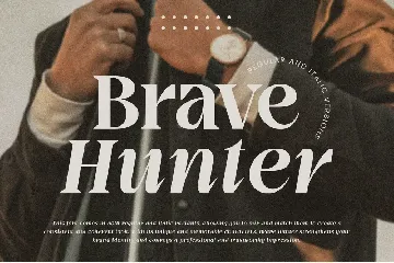 Brave Hunter font