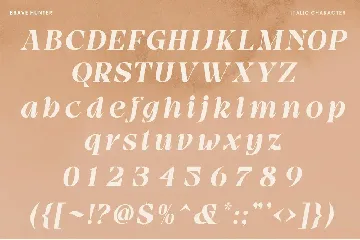 Brave Hunter font