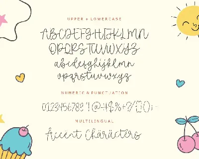 Sweet Cakery Handwriting Font