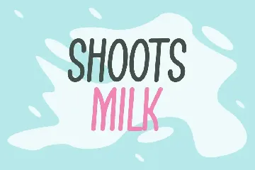 ShootsMilk - Monoline Font