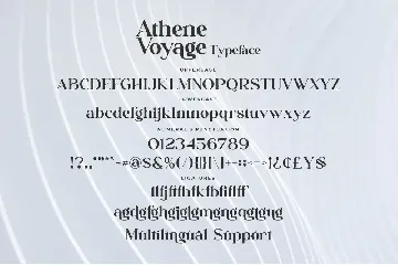 Athene Voyage - Stylish Serif Font