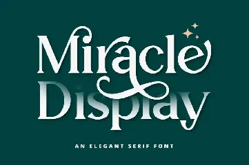 Miracle Display font