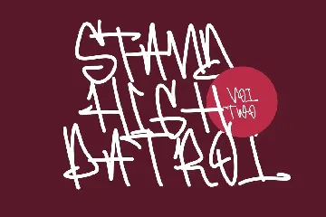 Stand Against Handwritten Graffiti Font