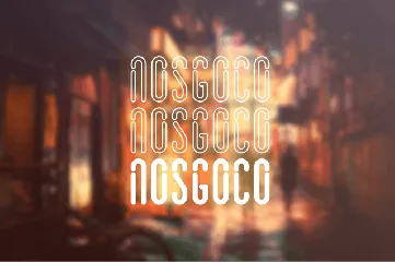 Nosgoco font