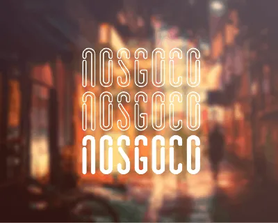 Nosgoco font