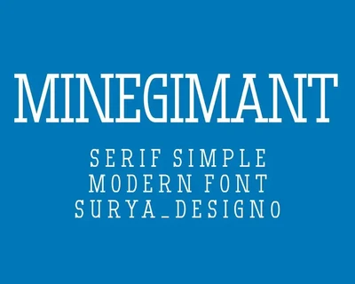 Minegimant Fonts