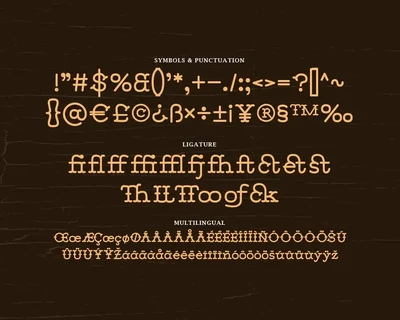 Vecinita - Western Display Font