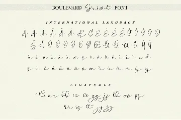Boulevard - Handwritten Font Duo