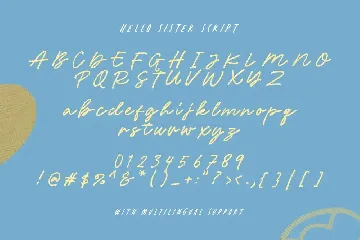 Hello Sister font