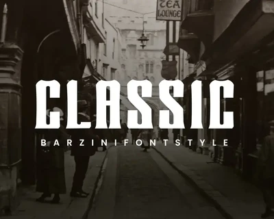 Barzini - Vintage Font