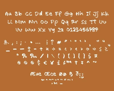 Brush Mark font