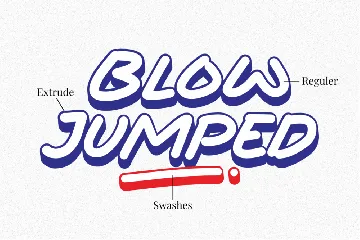 Blow Jumped - A Display Font