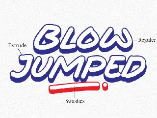 Blow Jumped - A Display Font