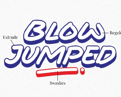 Blow Jumped - A Display Font