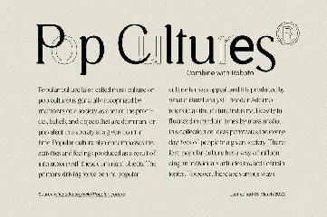 Classical Typeface font