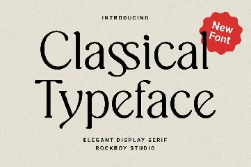 Classical Typeface font